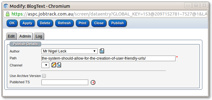 Article path